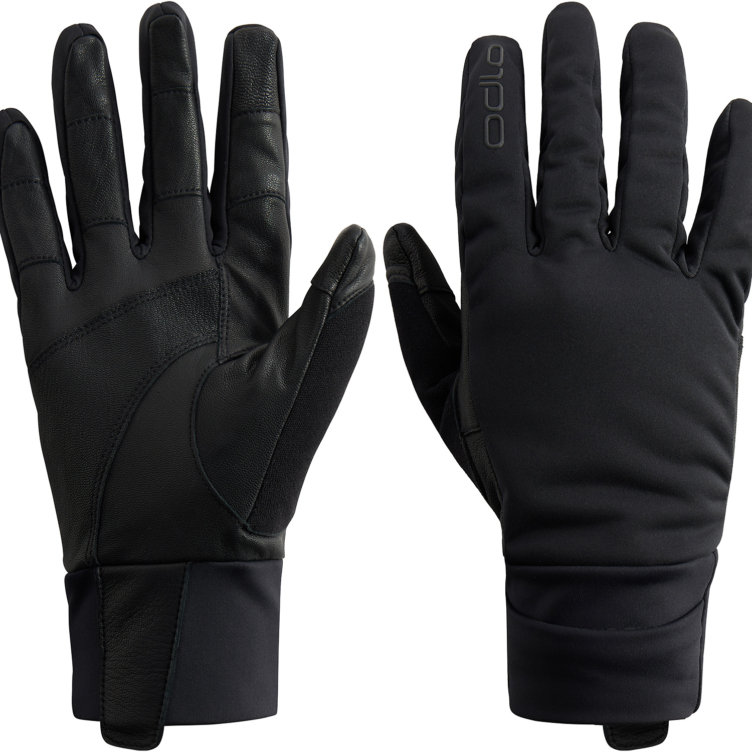 Herren Odlo Schwarz NORDIC WARM 15000 XXL Handschuh