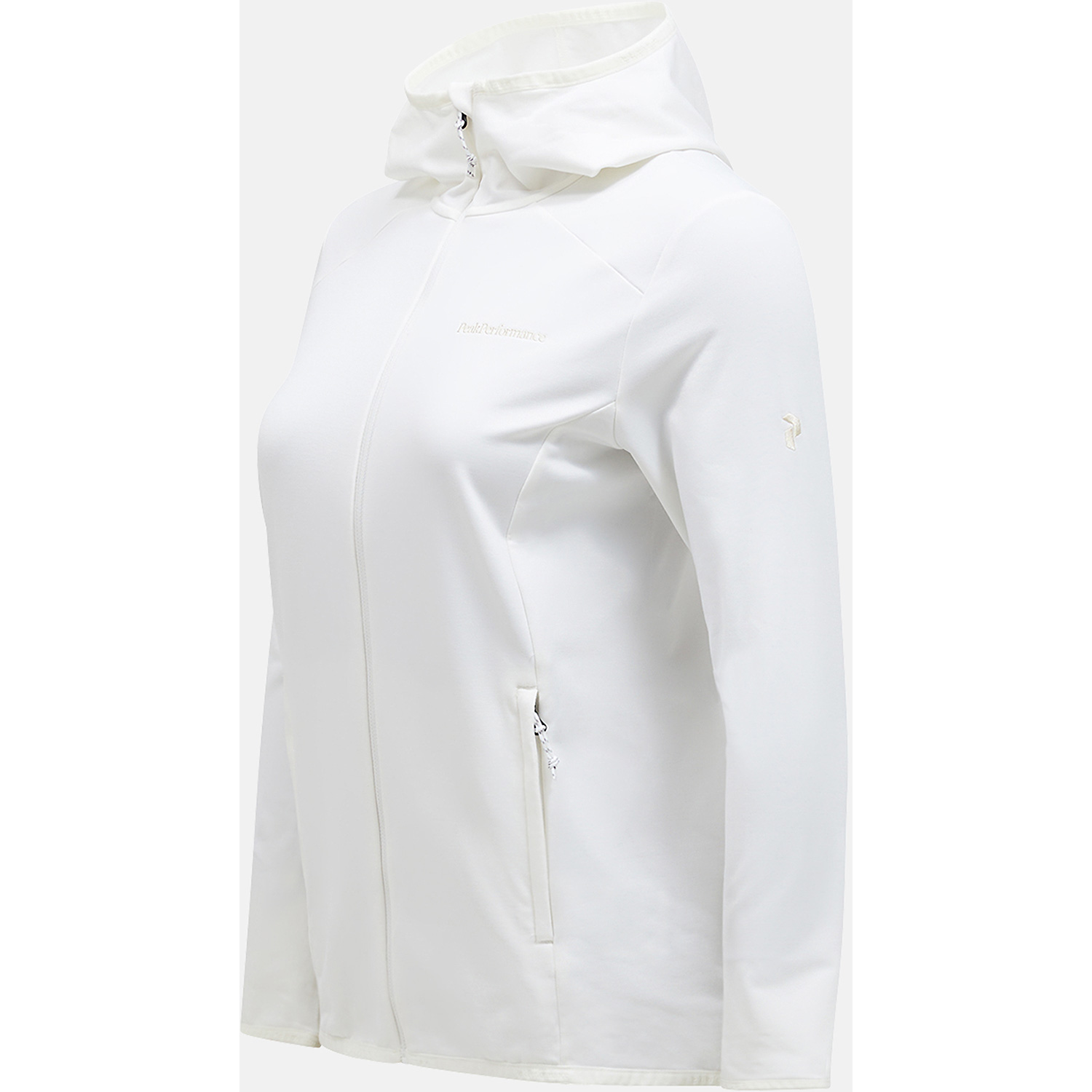Damen Peak Performance wie abgebildet W Light Zip Hood-OFFWHITE 000 L Kapuzensweat
