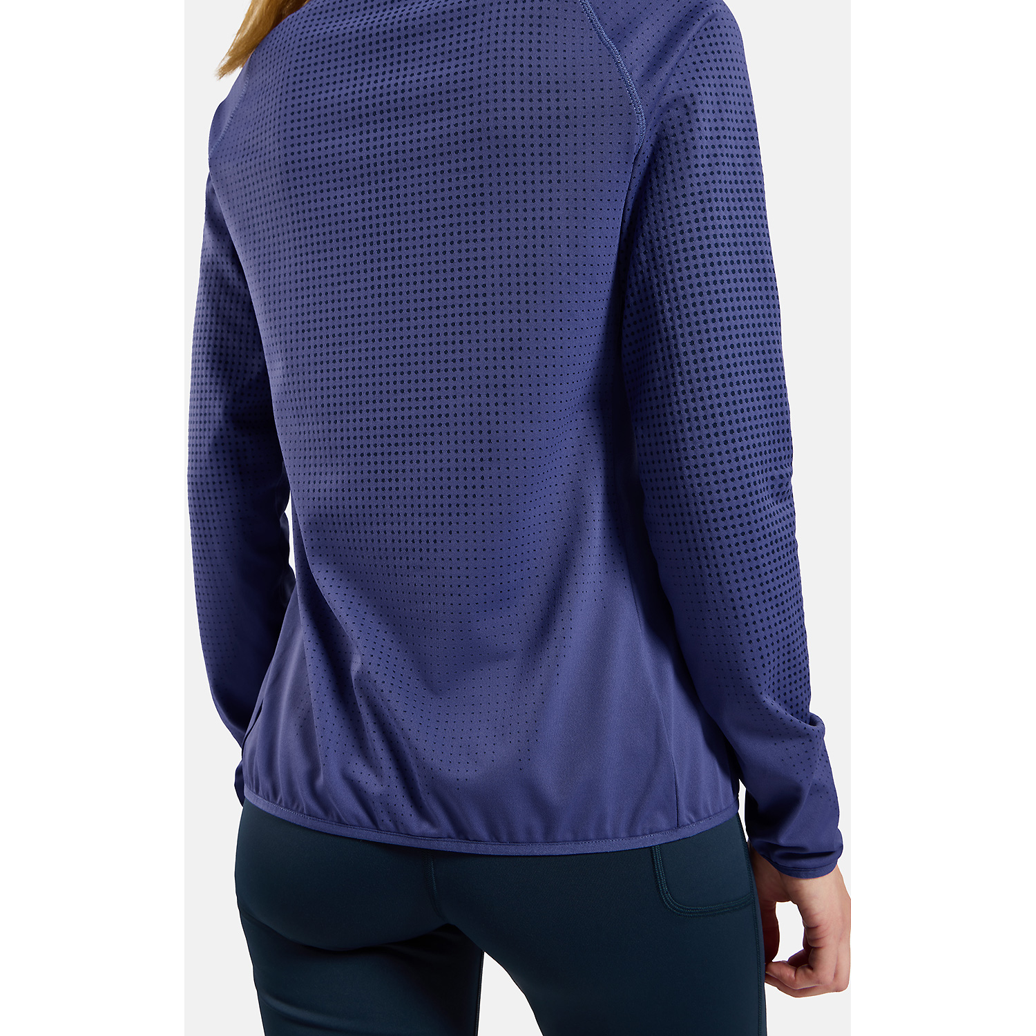 Damen Odlo Blau ZEROWEIGHT WARM Pullover