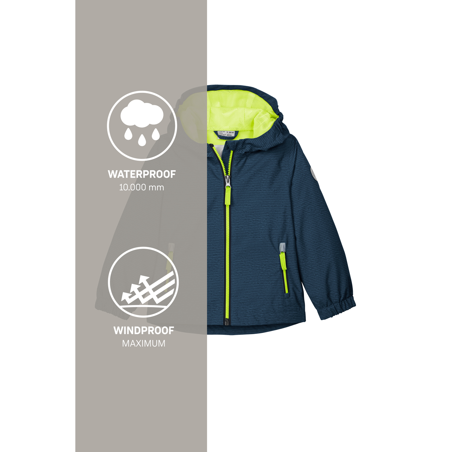 Minis first instinct by killtec Blau FIOS 6 MNS JCKT 00262 86/92 Funktionsjacke