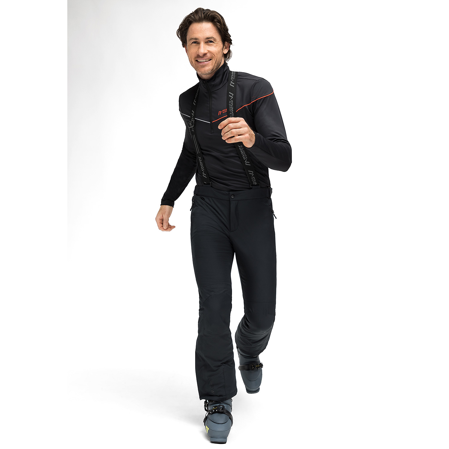 Herren Maier Sports Schwarz