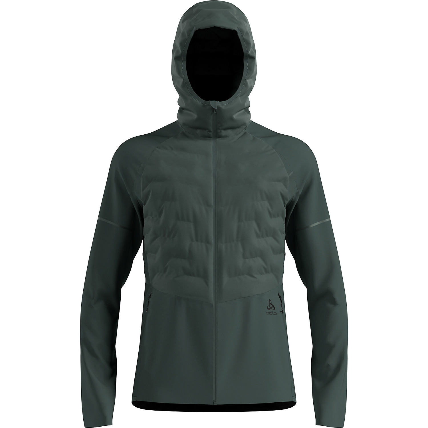 Herren Odlo Grau ZEROWEIGHT INSULATOR Funktionsjacke