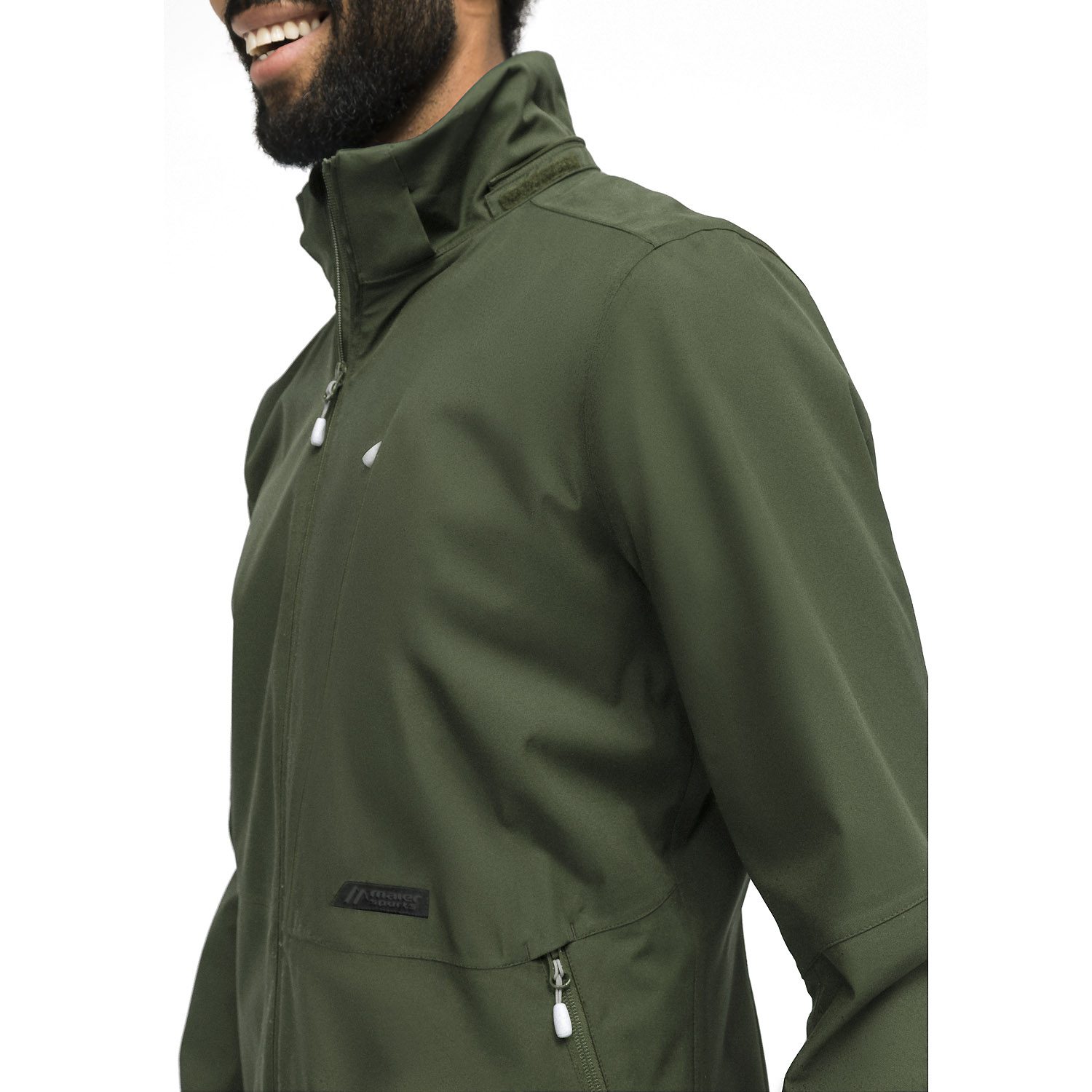 Herren Maier Sports Khaki Bjordal L/S M He-Shirt 1/1 Arm 9454 48 Shirt