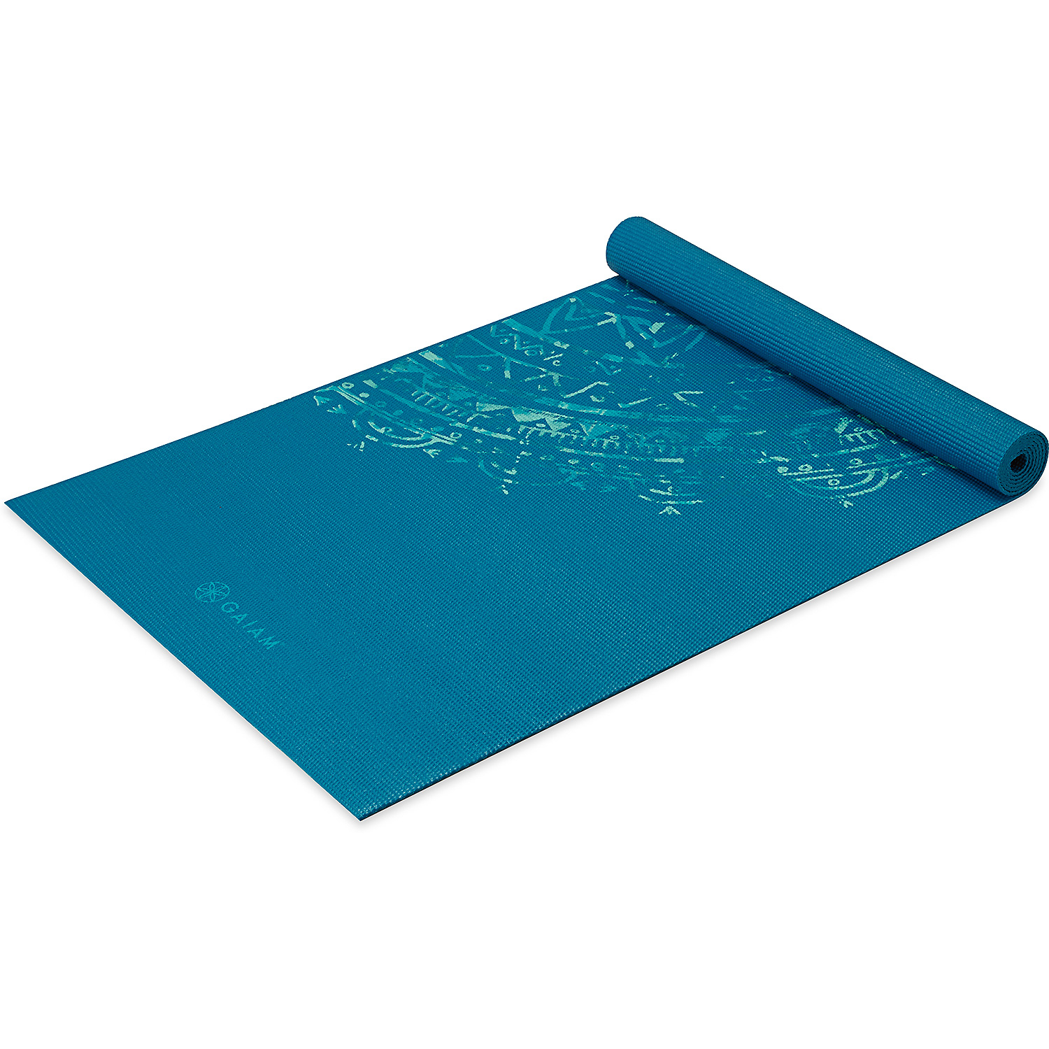 Unisex Gaiam Grün JADE MANDALA YOGAMATTE 4MM PRINTED 193 OneSize Matte