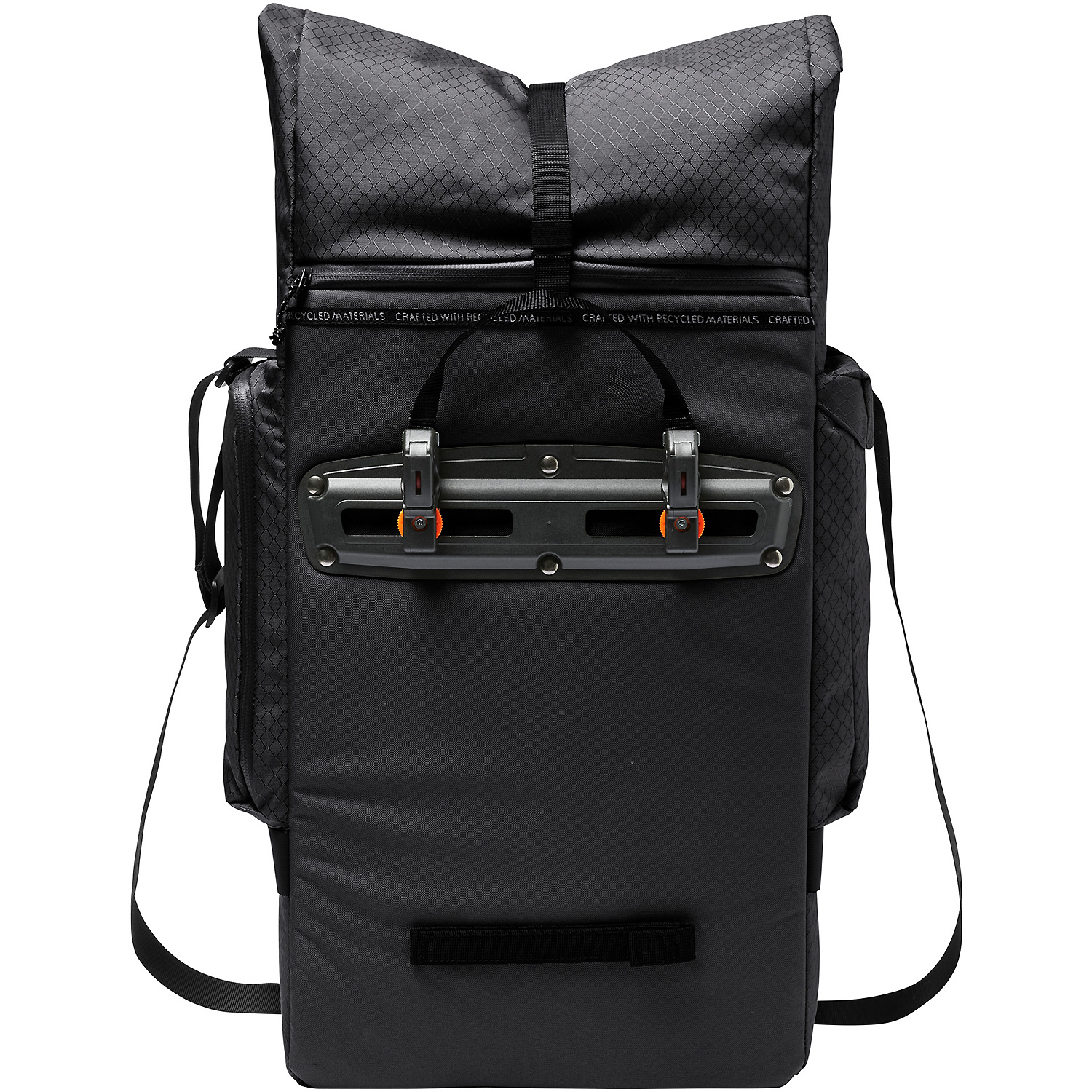 Unisex VauDe Schwarz Cyclist Back SIngle 010 - Fahrradtasche