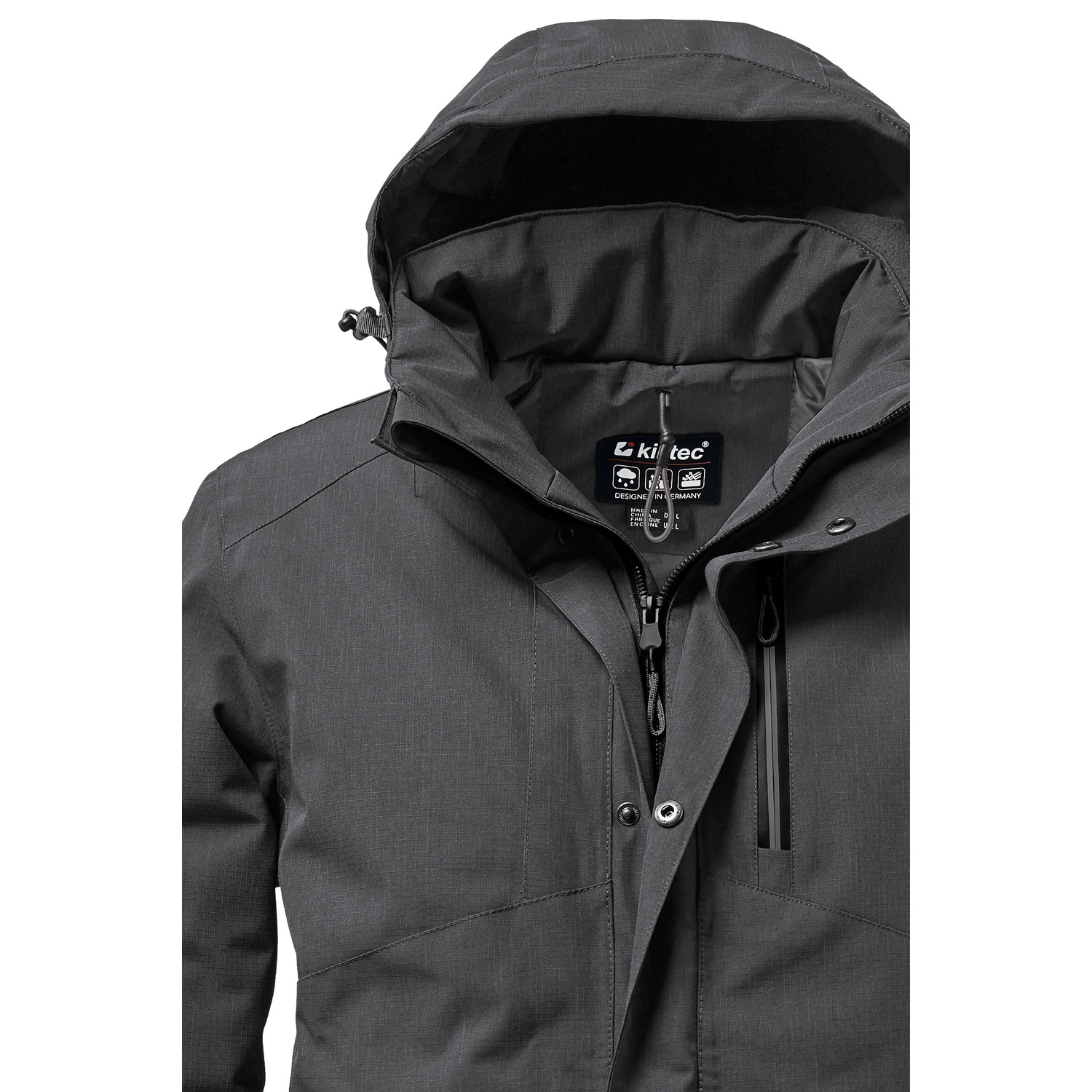 Herren killtec Grau KOW 161 MN JCKT 00233 6XL Funktionsjacke