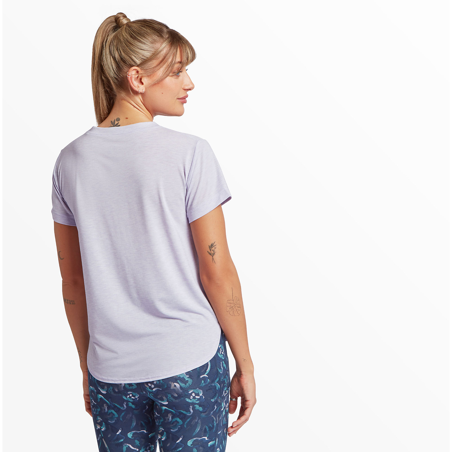 Damen Sherpa Flieder Mountain T-Shirt Women Finsteraarhorn 40249 S Shirt