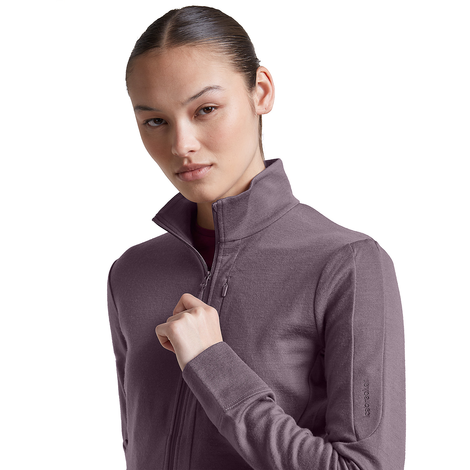 Damen Icebreaker Grau Unterjacke