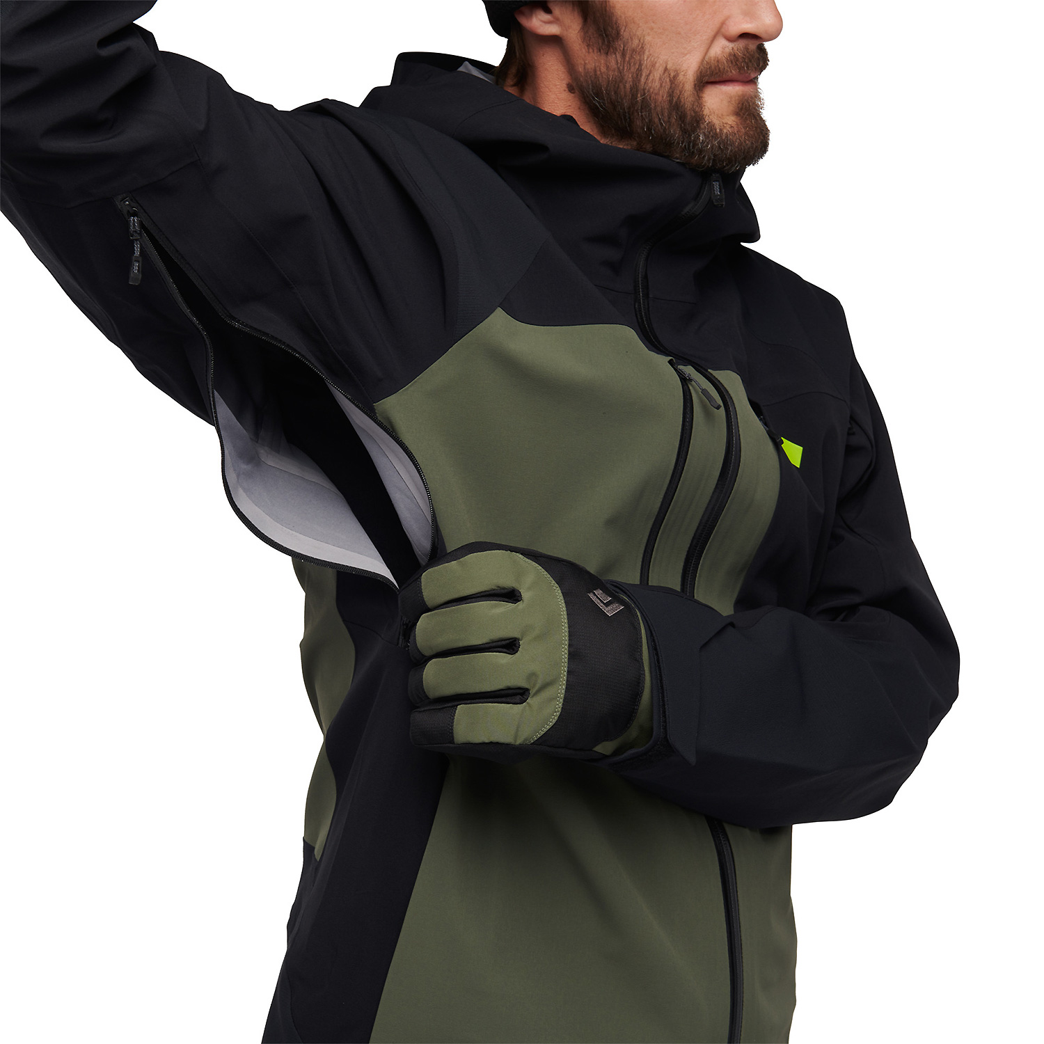 Herren Black Diamond Nachtschwarz