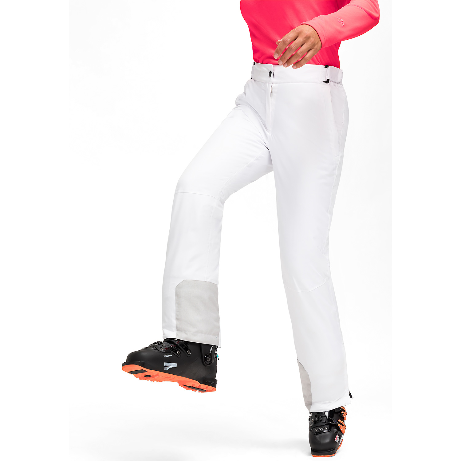 Damen Maier Sports Weiß STEFFI SLIM M10600 42 Hose