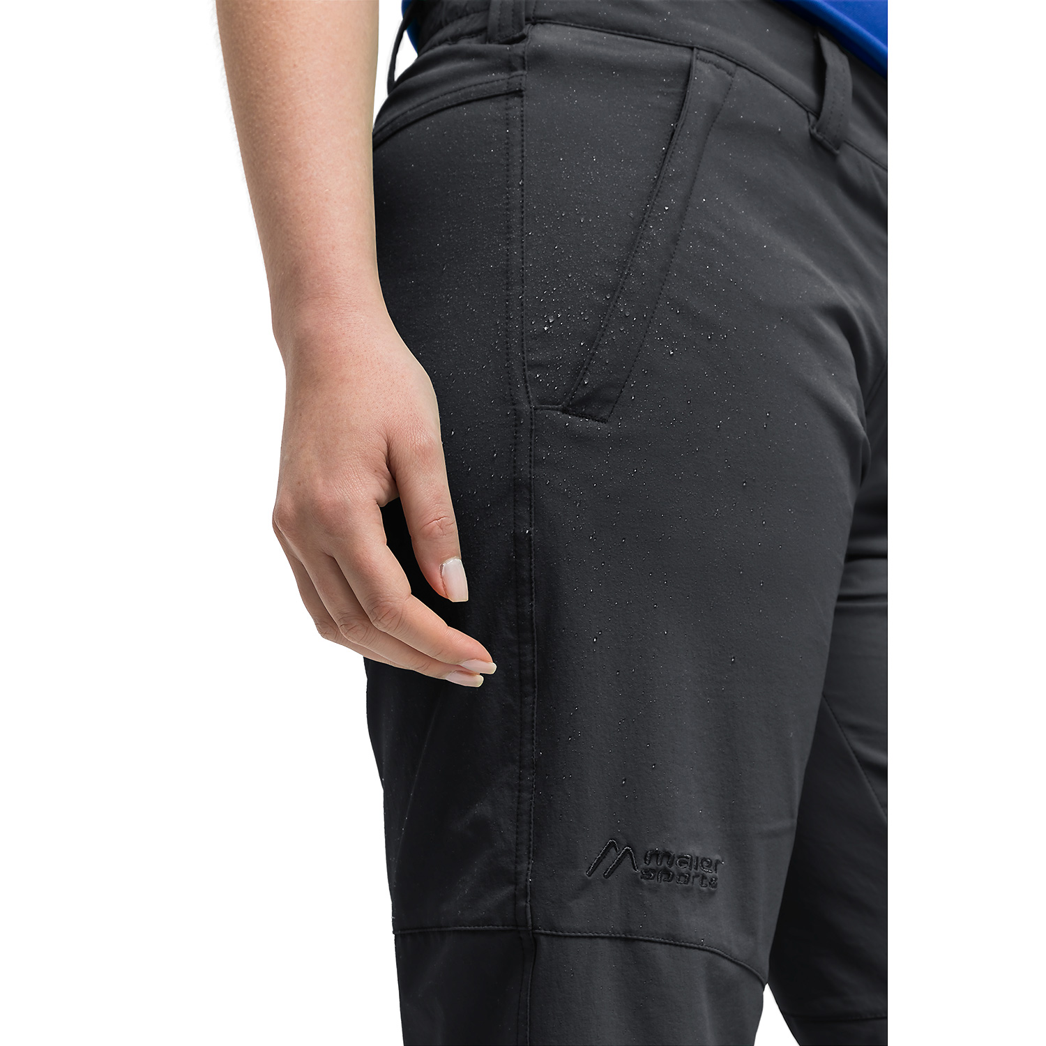 Damen Maier Sports Schwarz Lawa M10900 56 Bermuda