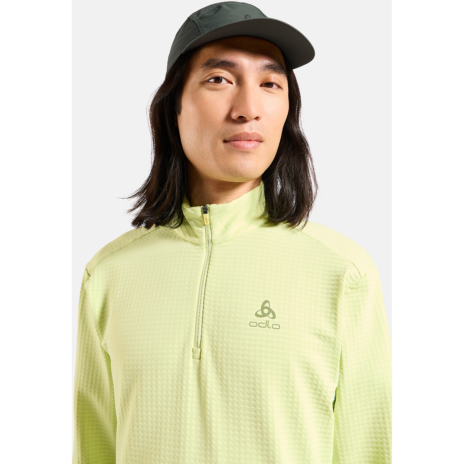 Herren Odlo Hellgrün ESSENTIAL THERMAL 40440 XL Rollkragen