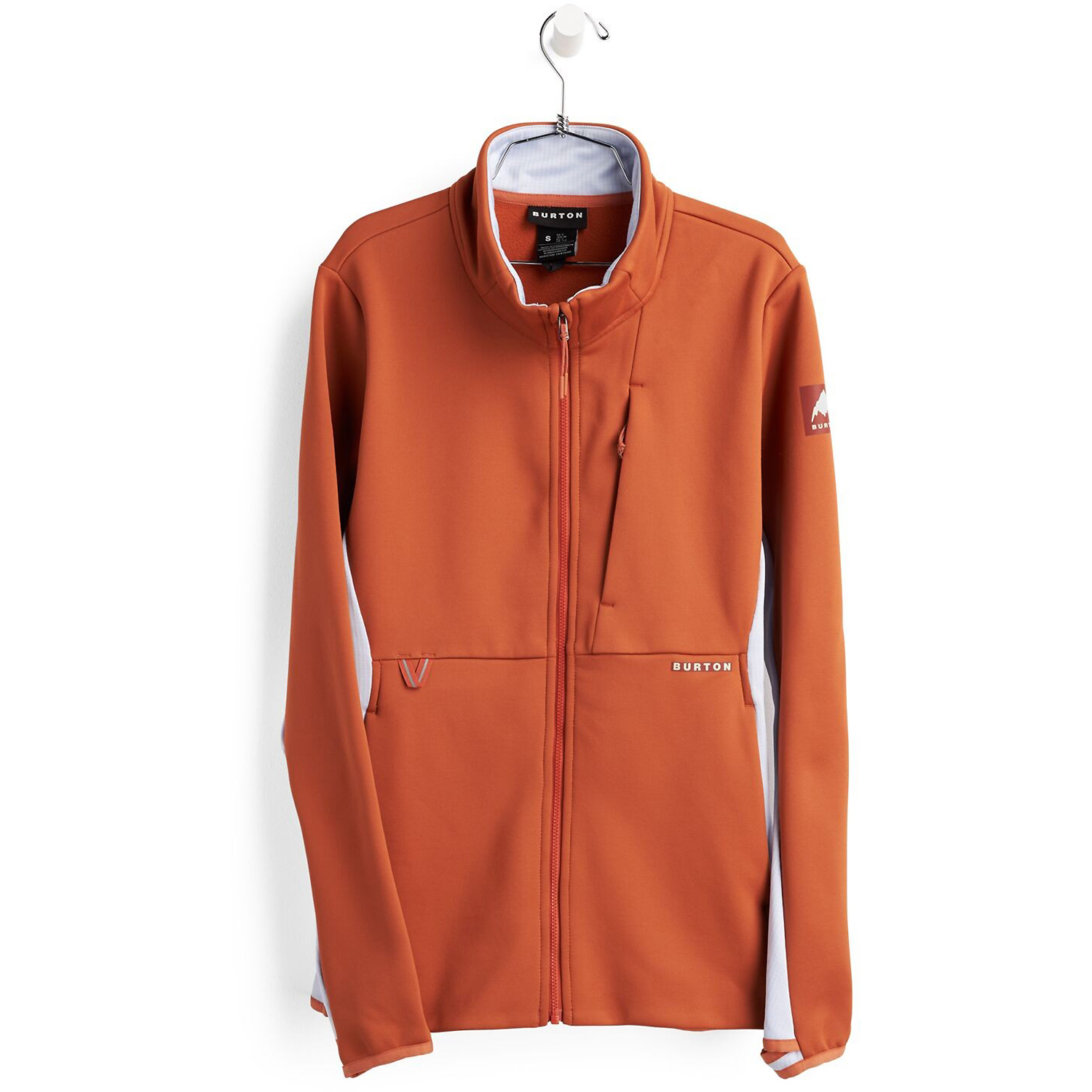 Damen Burton Camel Fleecejacke