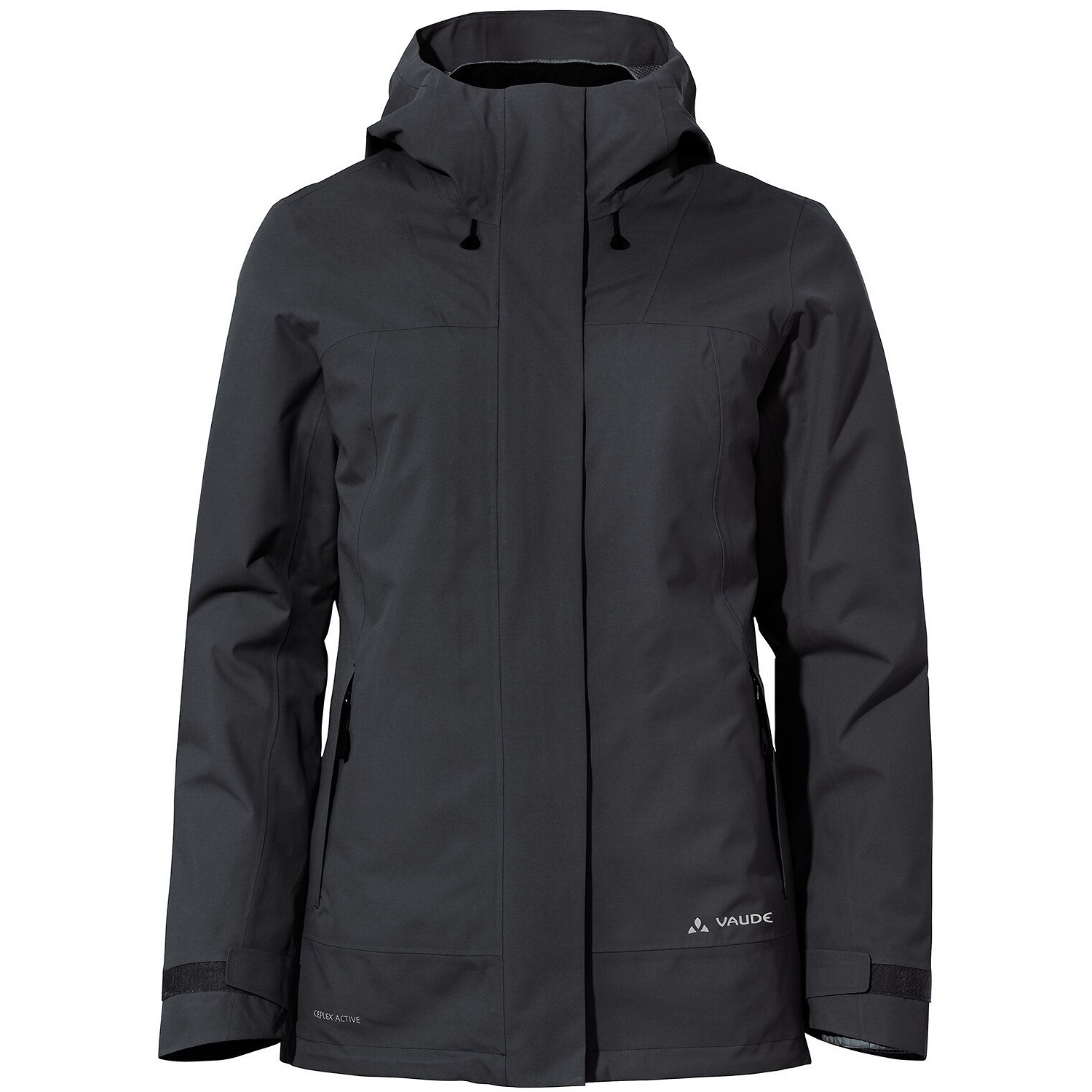Damen Vaude Schwarz Wo Neyland 3in1 Jacket 010 42 Doppeljacke
