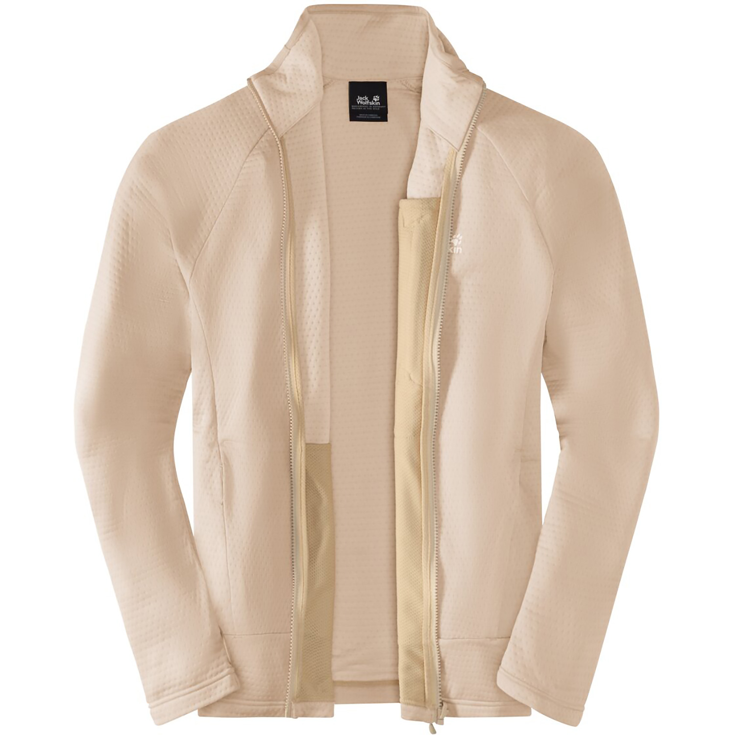Herren Jack Wolfskin Beige ANYTRAIL  FZ M A0083 M Jacke