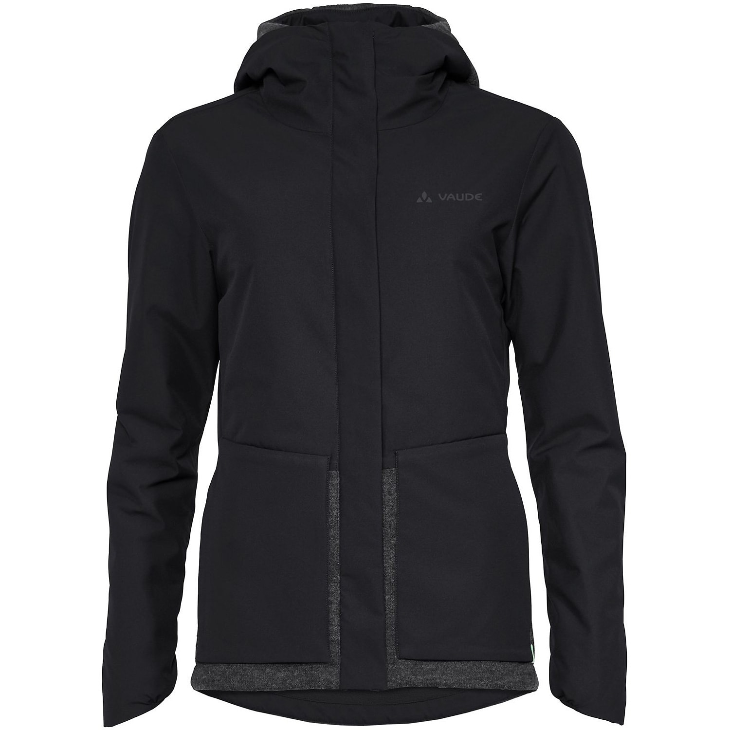 Damen Vaude Schwarz Wo Cyclist padded Jacket IV Funktionsjacke