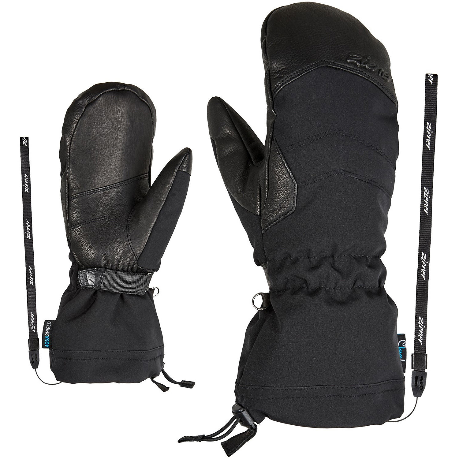 Damen Ziener Schwarz GUFFERT GTX glove ski alpine 12 8,5 Handschuh