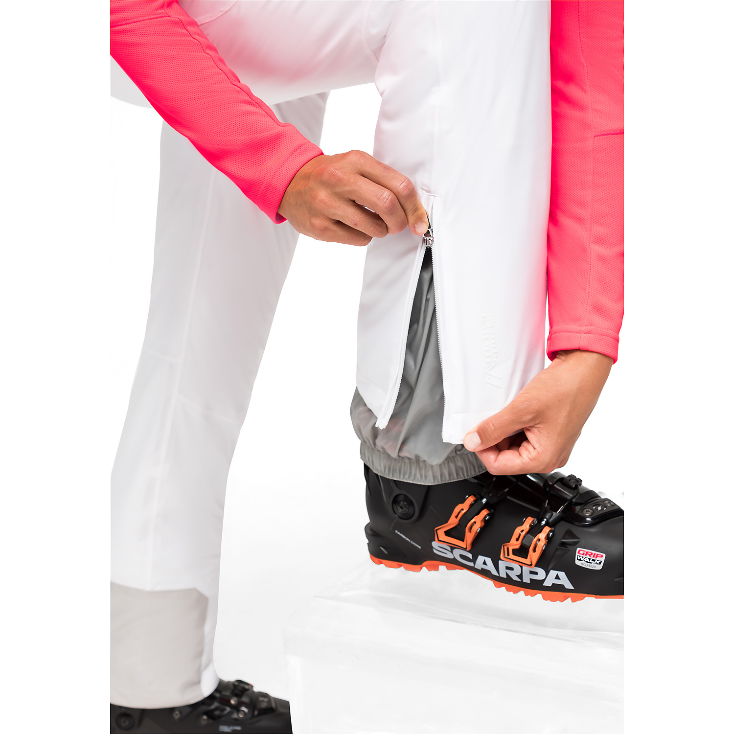 Damen Maier Sports Weiß STEFFI SLIM M10600 42 Hose