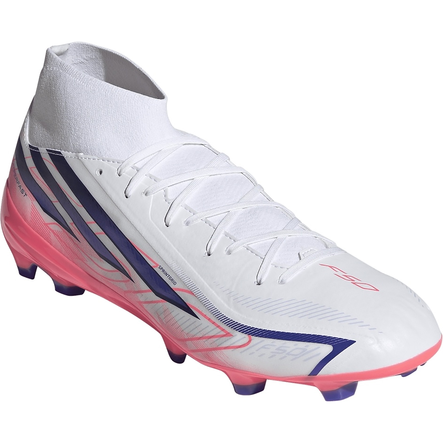 Unisex Adidas wie abgebildet F50 HYPERFAST LEAGUE MID FG 000 8,5 Fussball-Rasenschuh