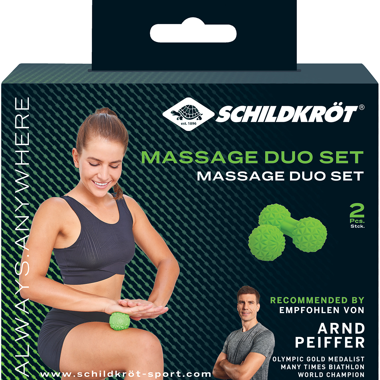 Unisex Schildkröt FITNESS wie abgebildet MASSAGE DUO SET, (2-teilig) 000 - Ball