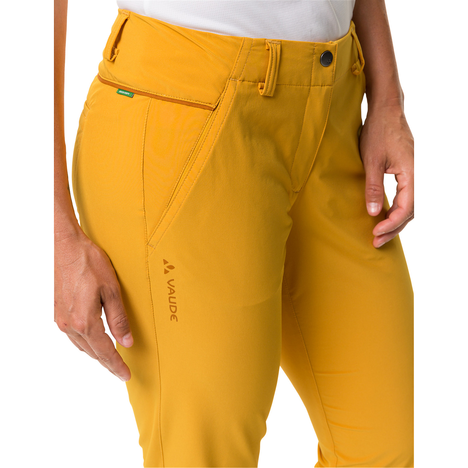 Damen VauDe Senf Wo Skomer Capri 317 38 Caprihose