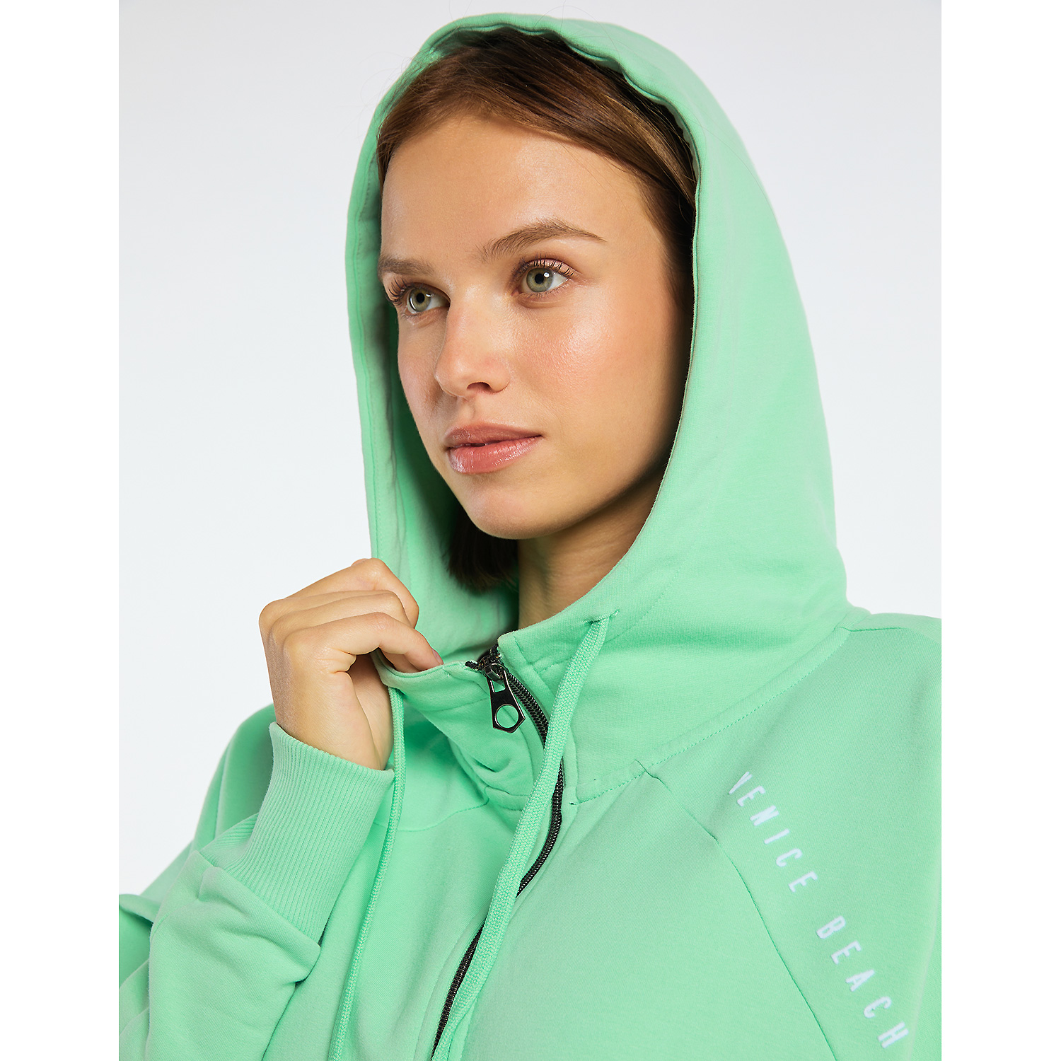 Damen Venice Beach Grün VB_Glinda 4021_BB01 Sweatjacke 862 XL Unterjacke