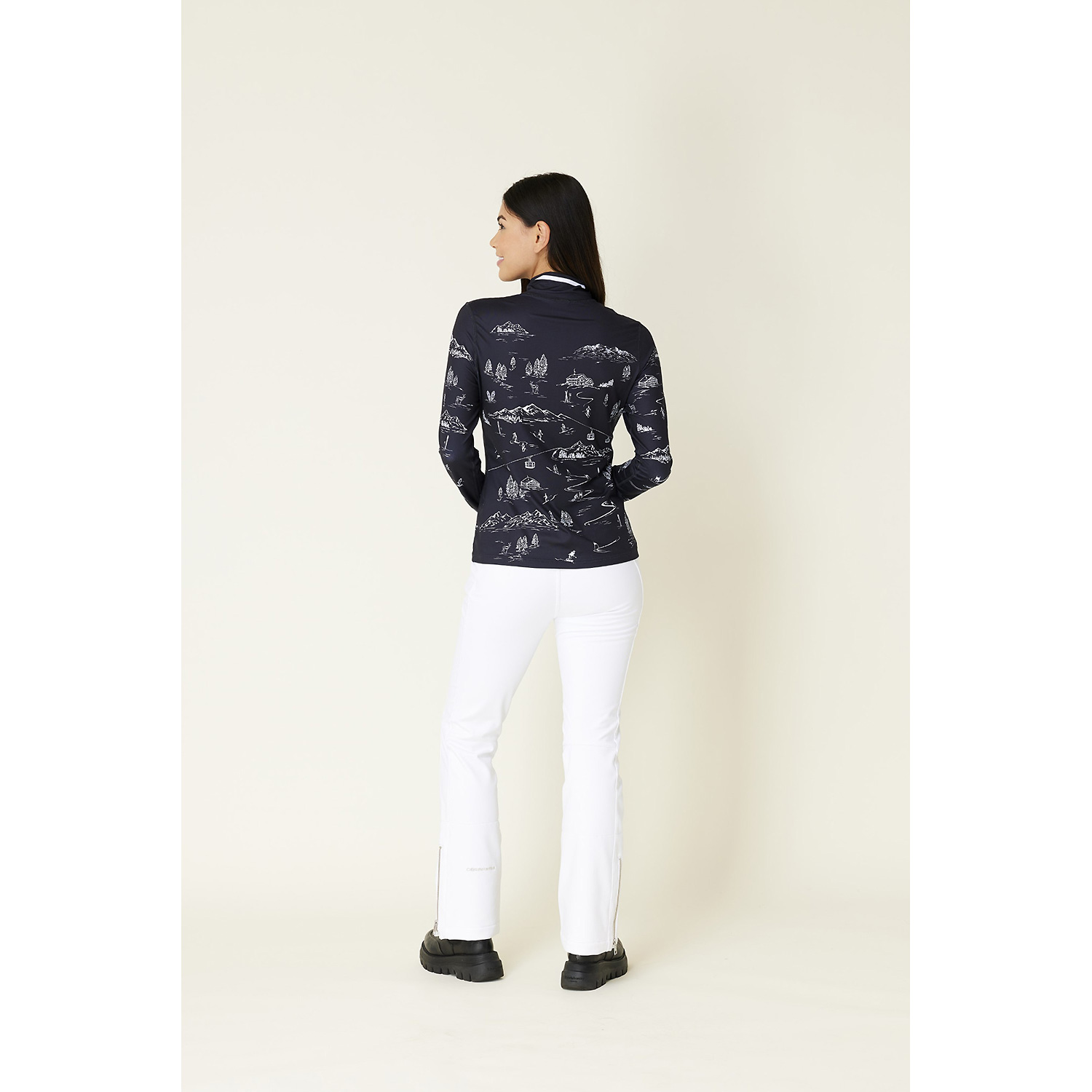 Damen Krimson Klover Schwarz W DRIFTER BASELAYER TOP