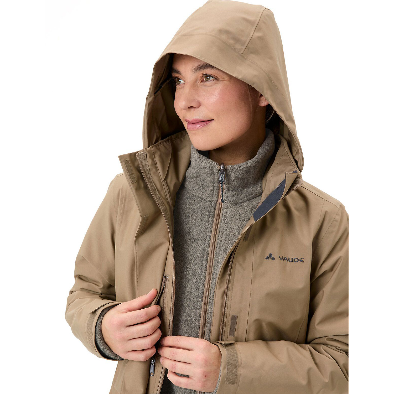 Damen Vaude 120 Wo Idris 3in1 Parka IV 120 44 Doppeljacke