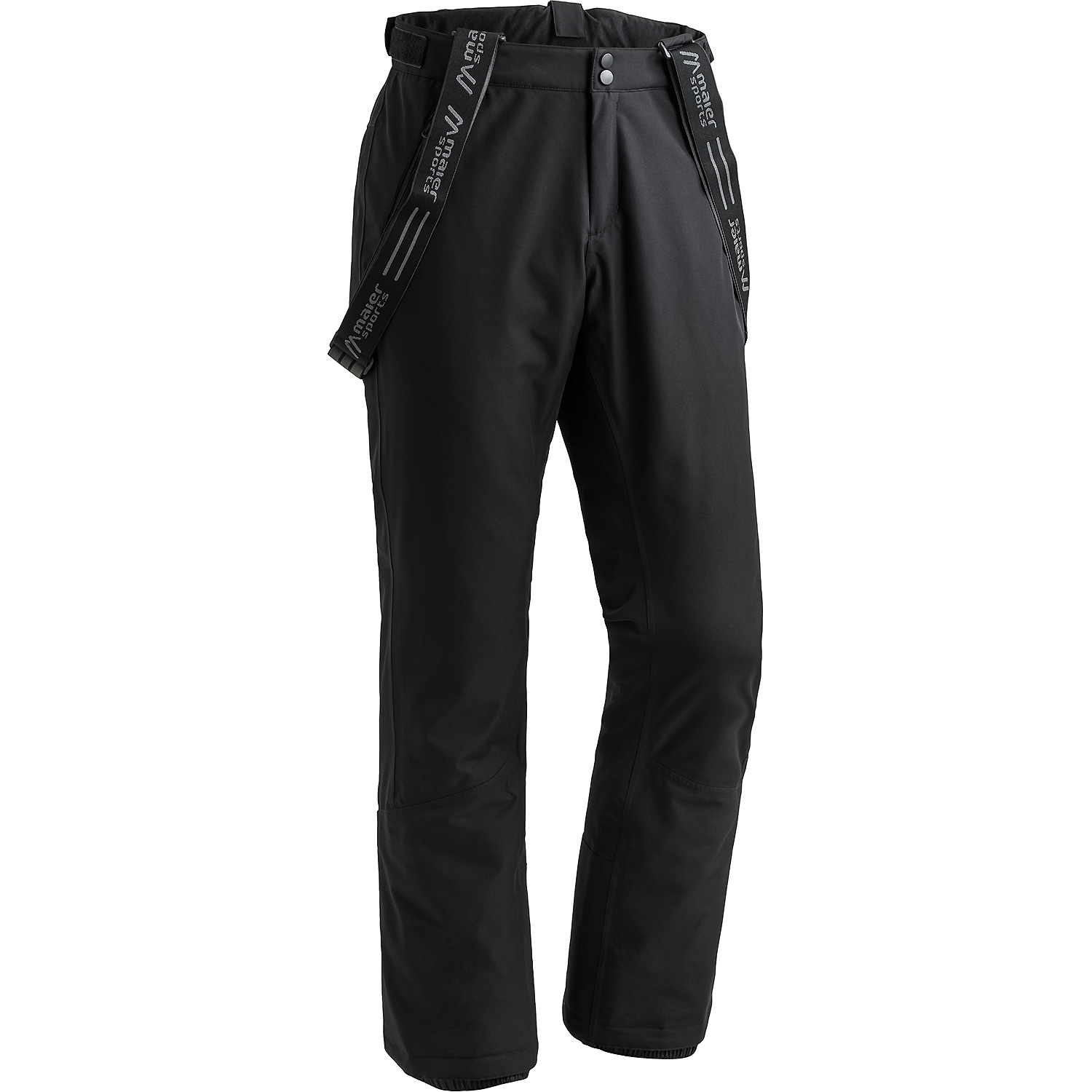 Herren Maier Sports Schwarz Anton slim 2.0 (lang) M10900 106 Latzhose
