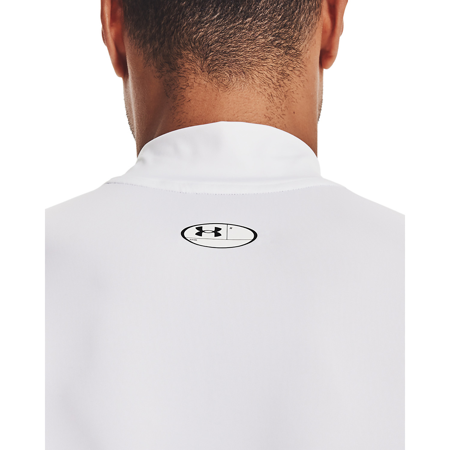 Damen Under Armour Weiß UA HG ARMOUR COMP MOCK SL 100 M Shirt
