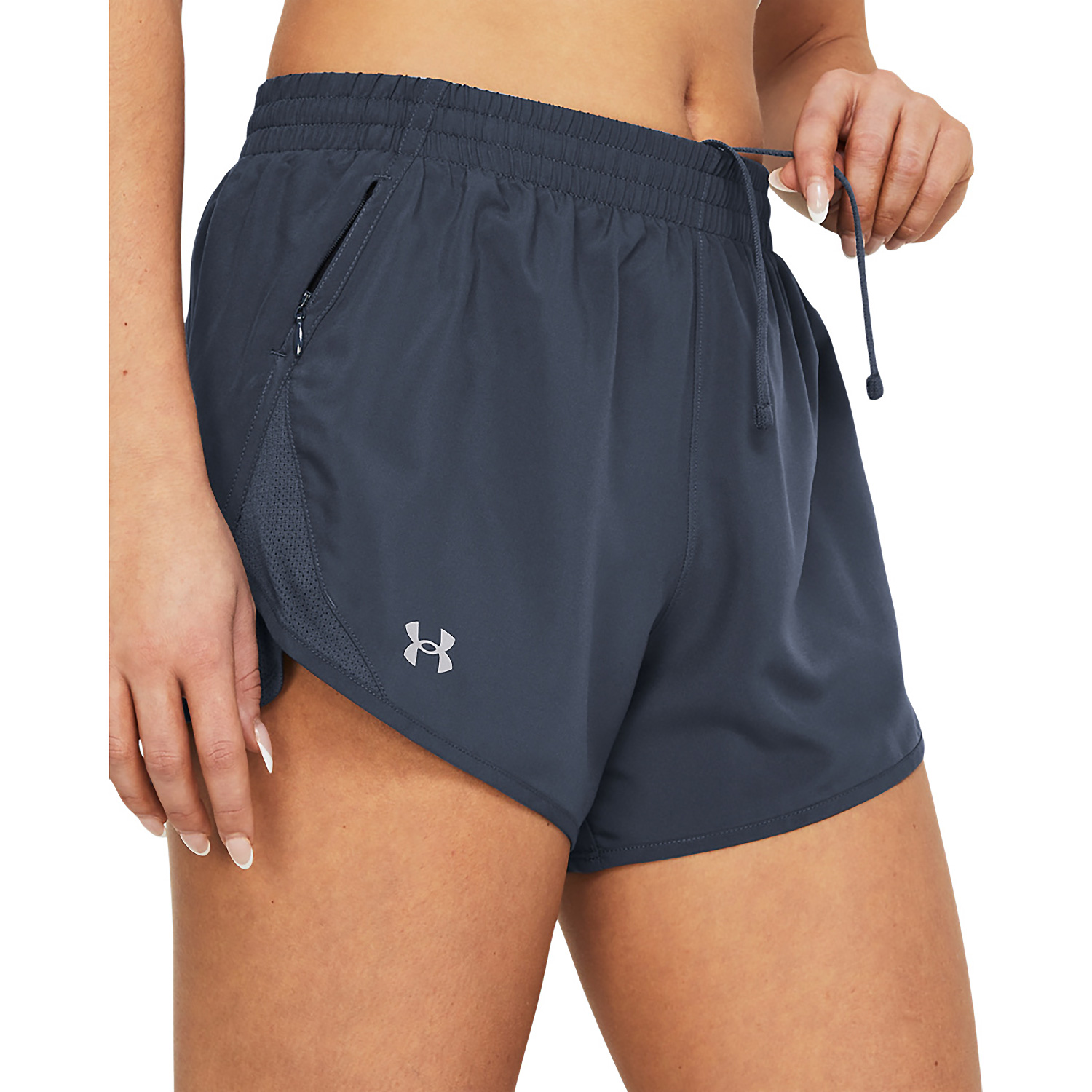 Herren Under Armour Nachtschwarz UA FLY BY 3'' SHORTS 044 M Short