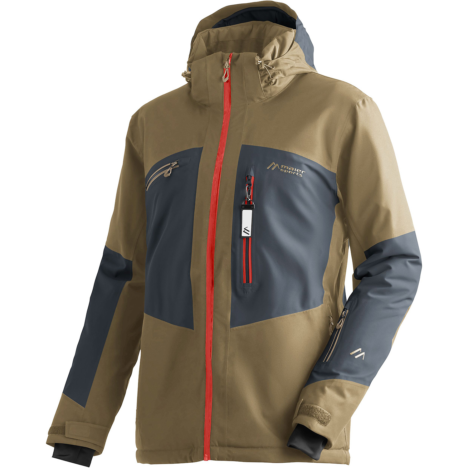 Herren Maier Sports Braun Beskid M20179 48 Funktionsjacke