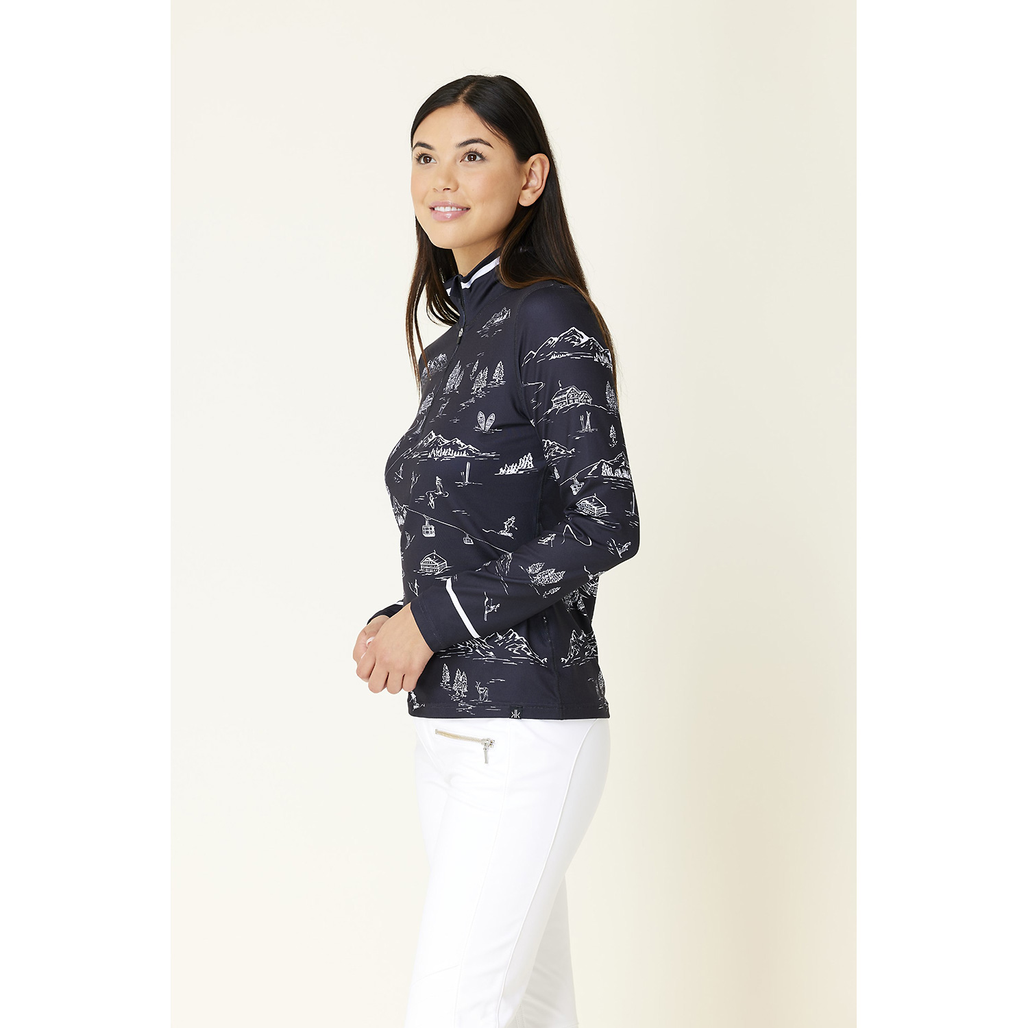 Damen Krimson Klover Schwarz W DRIFTER BASELAYER TOP