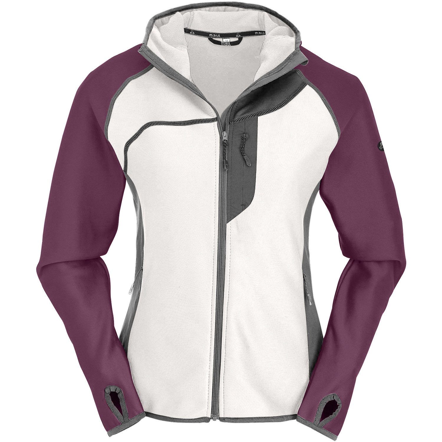 Damen Maul Sport Weiß Karstein XT - 1/1 Funktionsshi 7474 48 Shirt