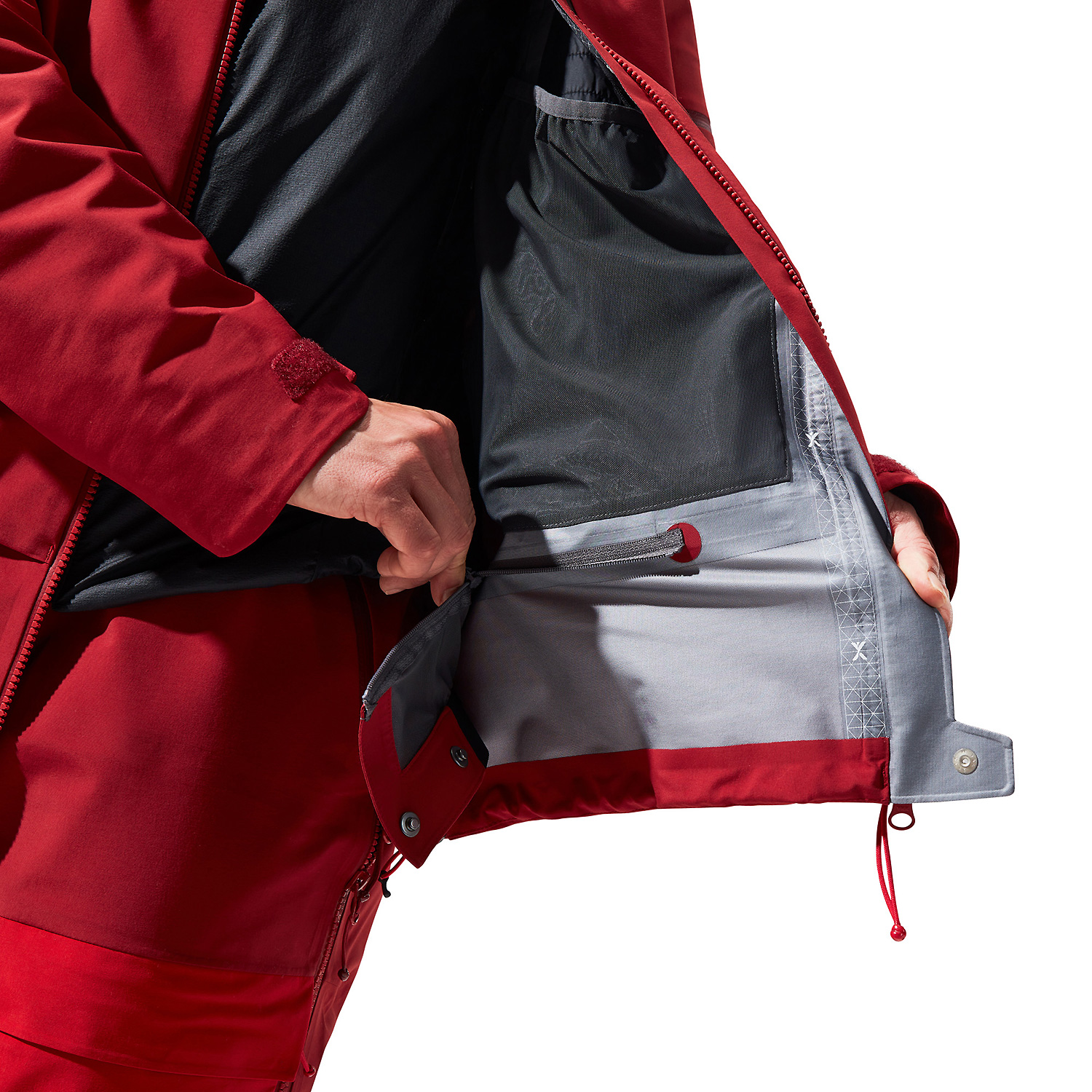Damen Berghaus Rot