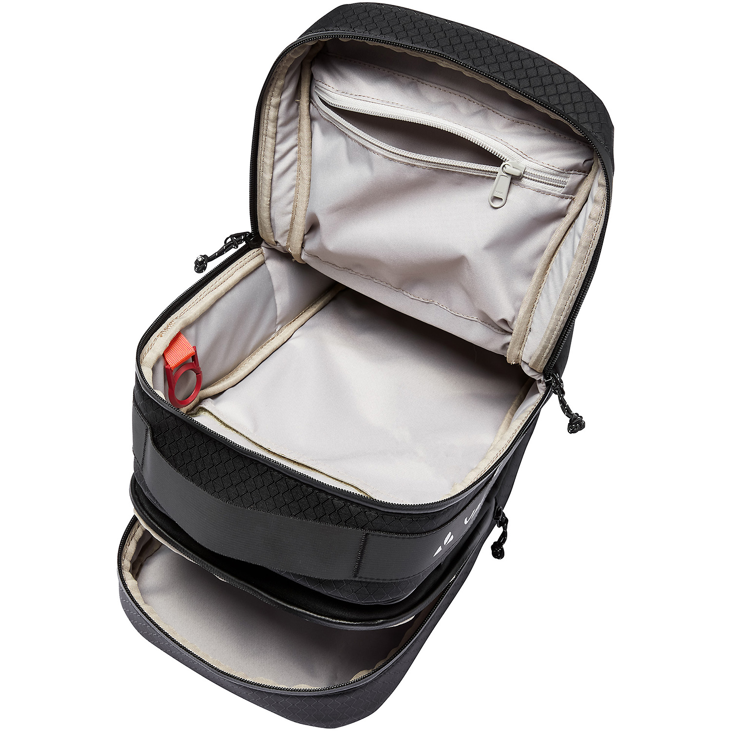Unisex Vaude Schwarz Cyclist Saddle Bag 010 - Fahrradtasche