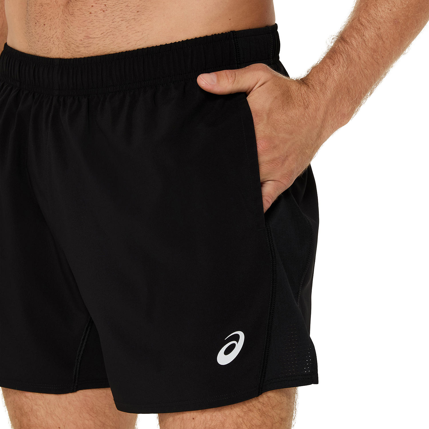 Herren Asics Schwarz ASICS CORE 5IN SHORT 001 S Short