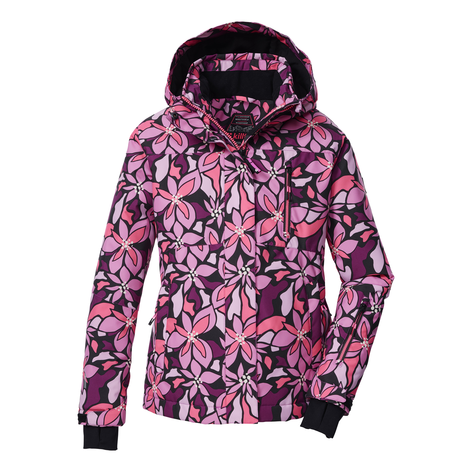 Kinder killtec Steingrau KSW 211 GRLS SKI JCKT Funktionsjacke