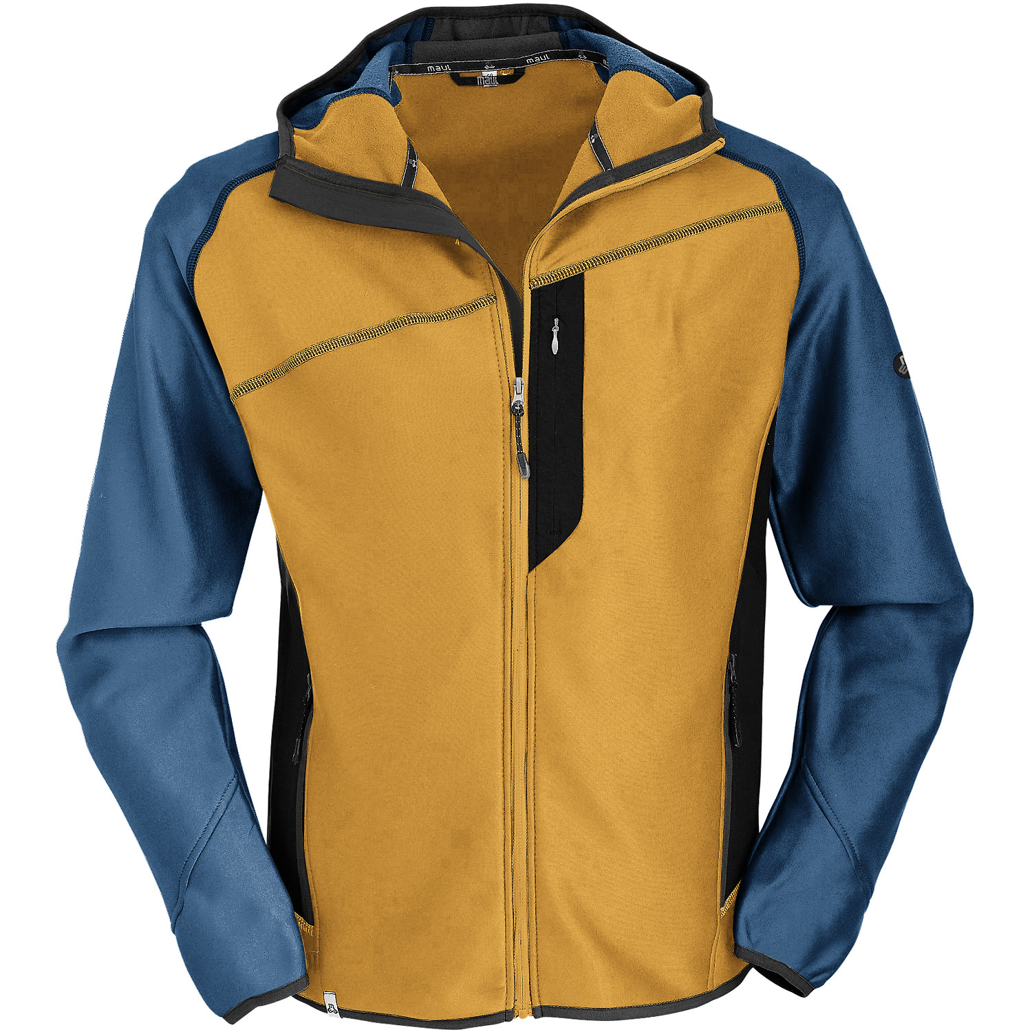 Herren Maul Sport Senf Kranzhorn II-Steppjacke Hybrid 9909 46 Funktionsjacke