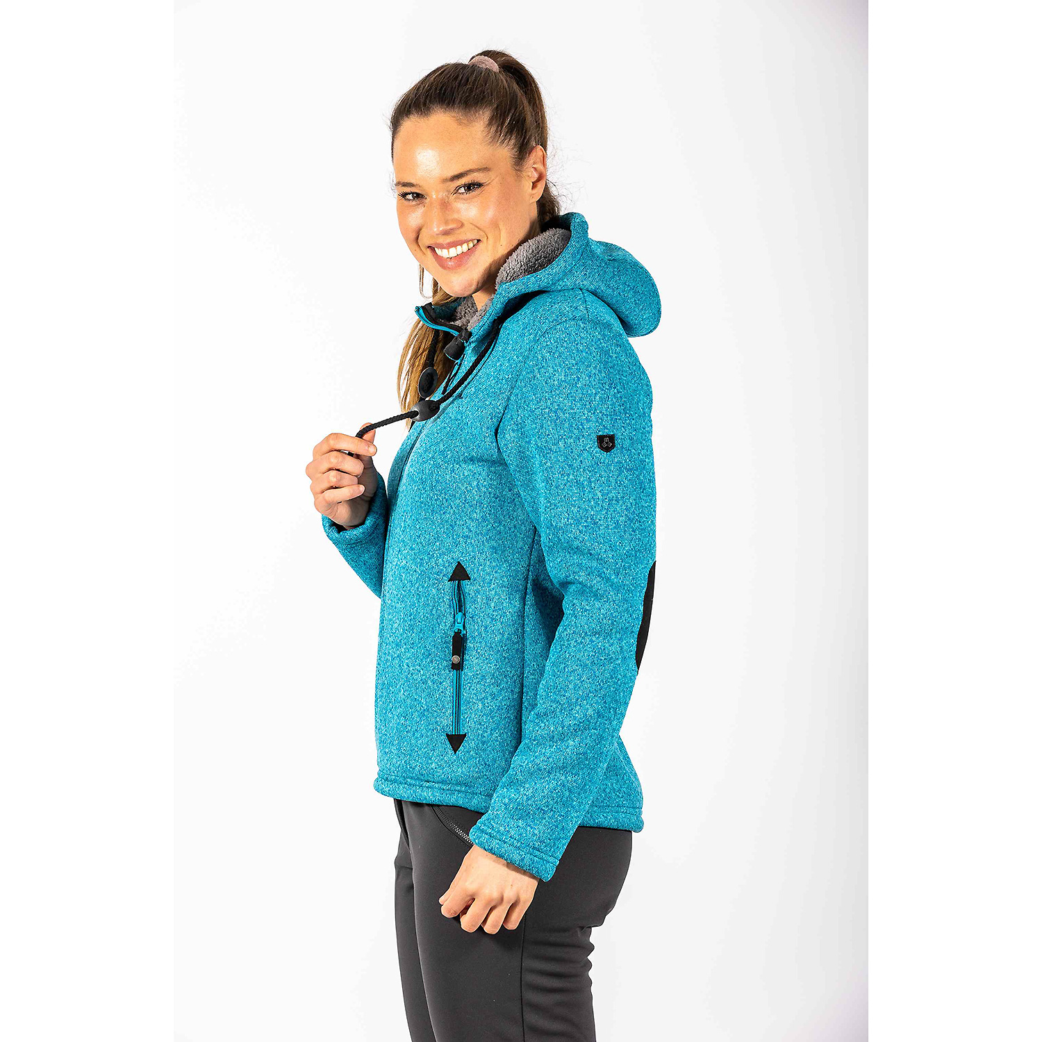 Damen Maul Sport Türkis KUEhtai - Steppjacke+Kapuze 0107 62 Funktionsjacke