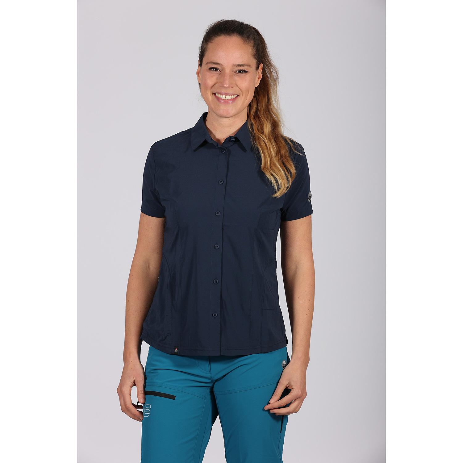 Damen Maul Sport Marine Madrisella - leichte Fleecewes 10 36 Weste