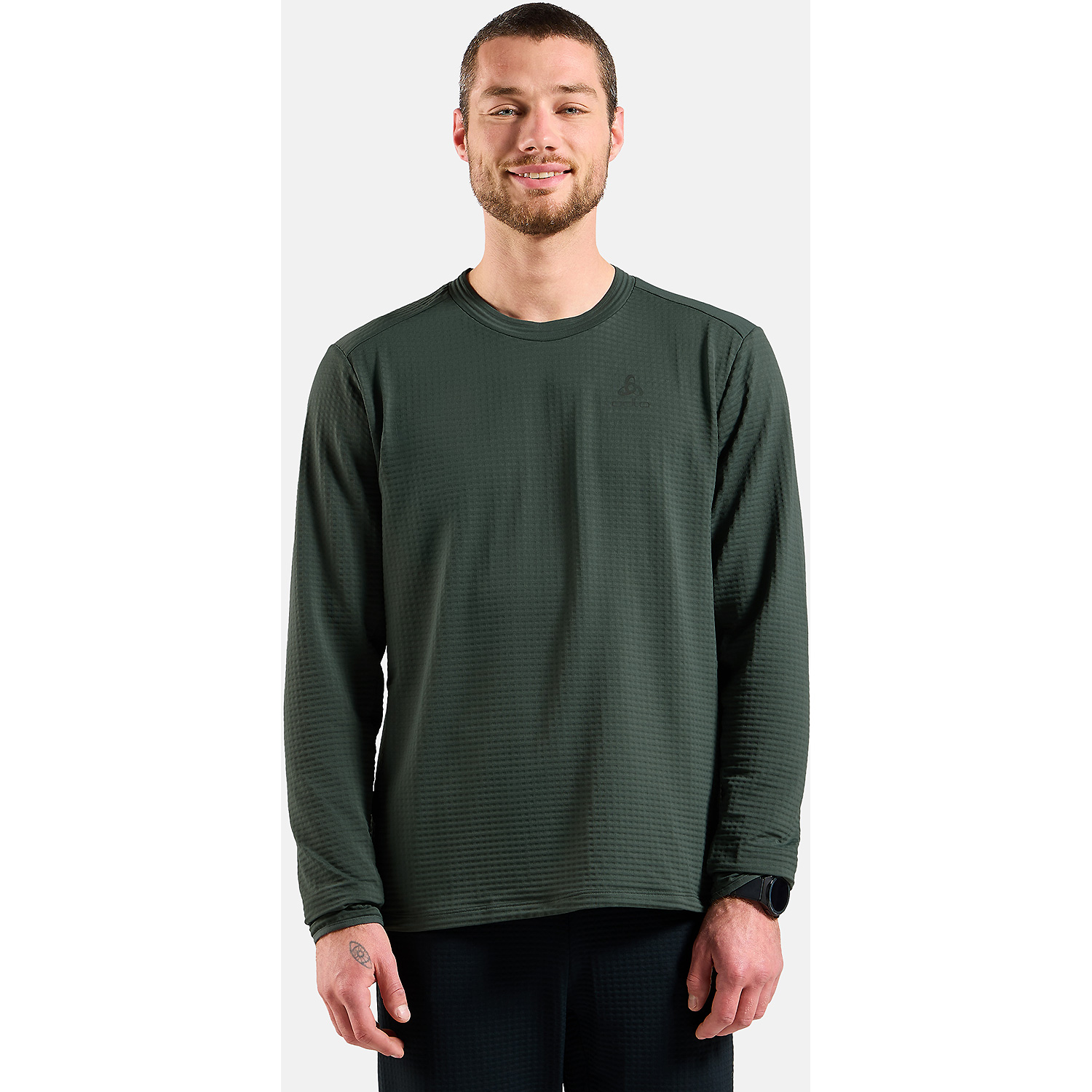 Herren Odlo Grau ESSENTIAL THERMAL Rollkragen