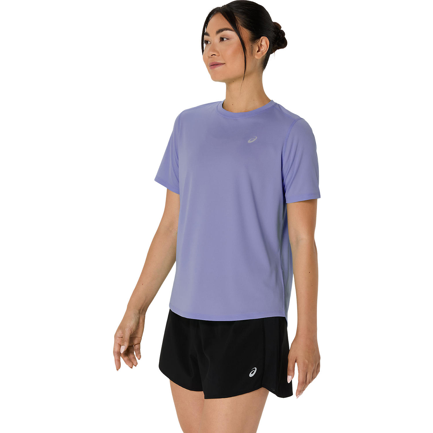 Damen Asics Blau ASICS CORE SS TOP 501 S T-Shirt
