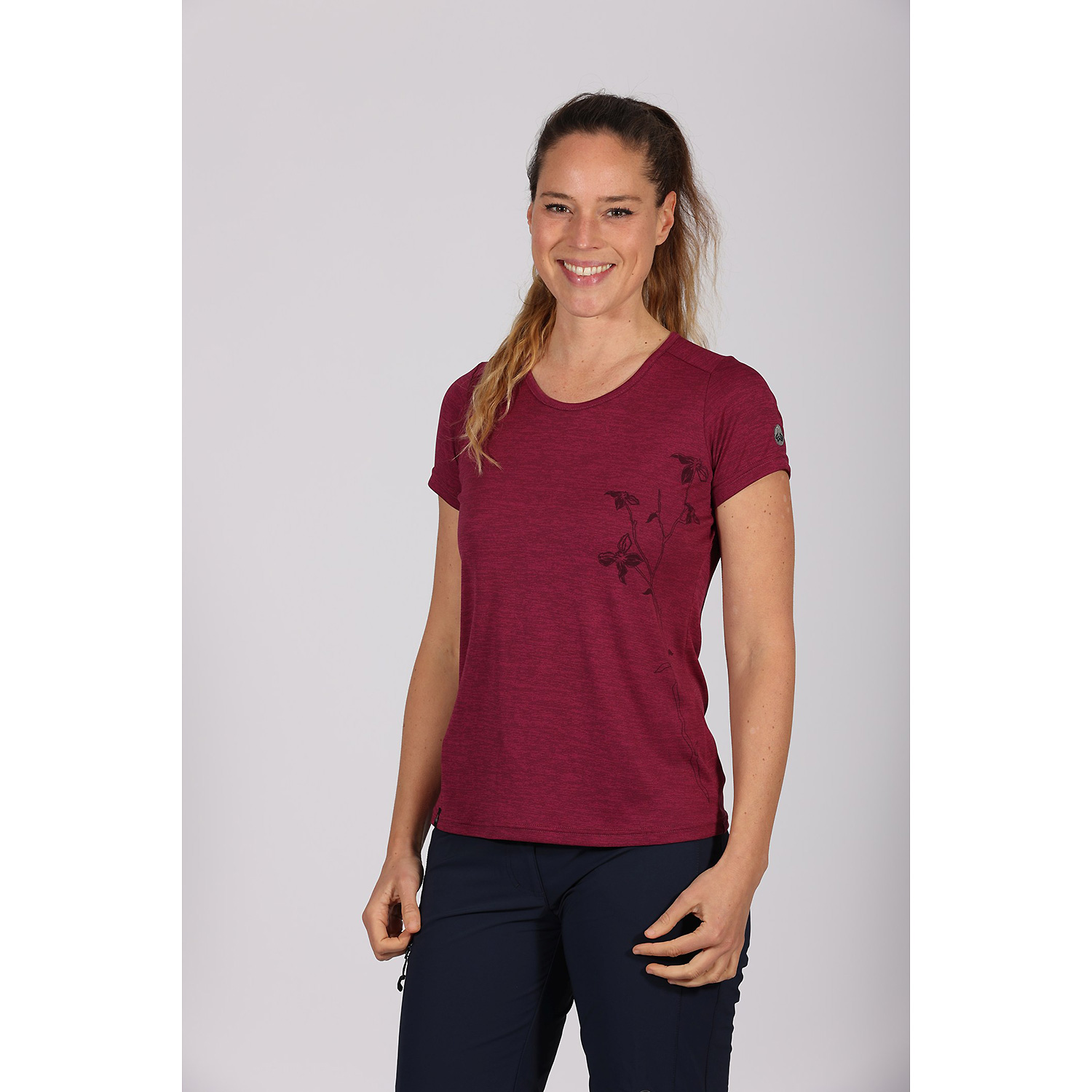 Damen Maul Sport Bordeaux Greenstone II-lange Hose-elast 45 54 Hose