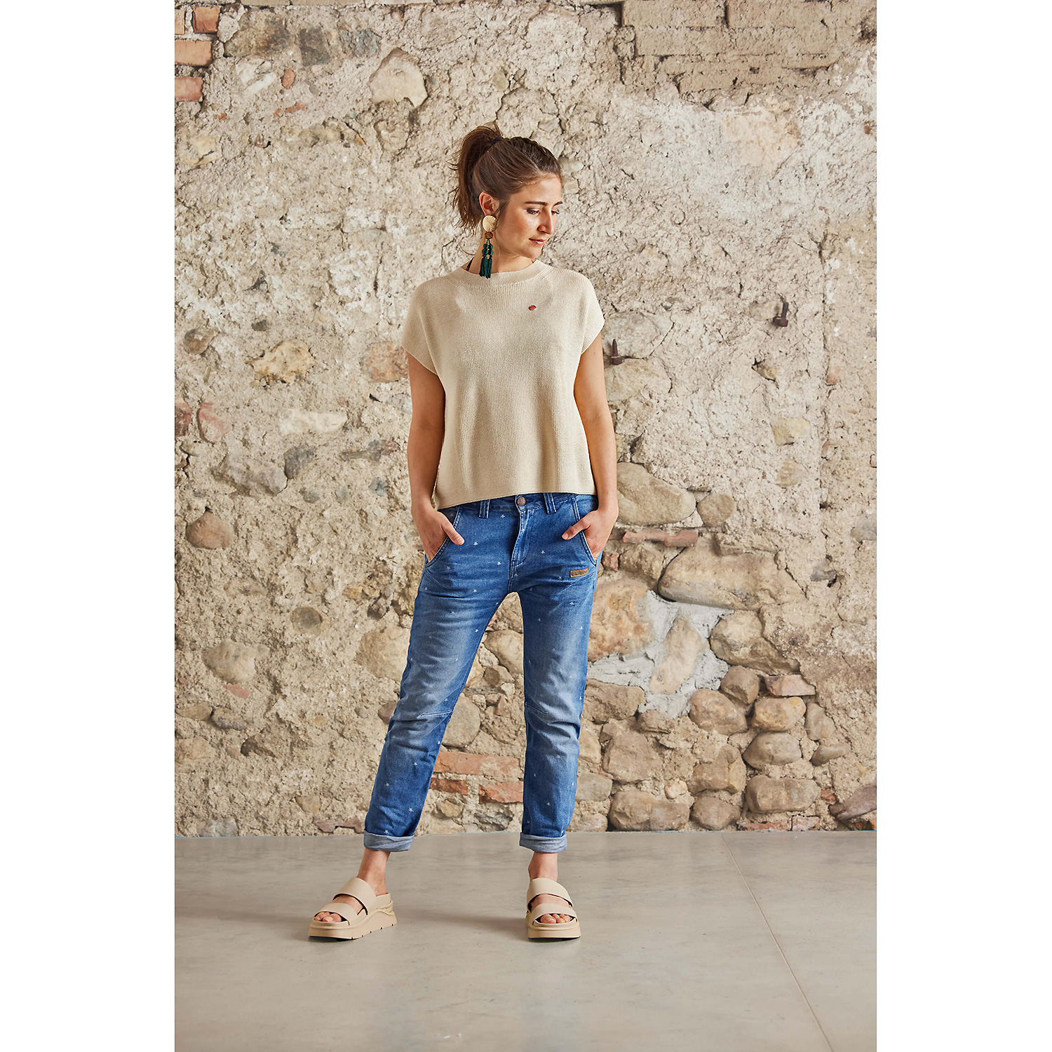 Damen Maloja Blau W GRITLIM. JEANS