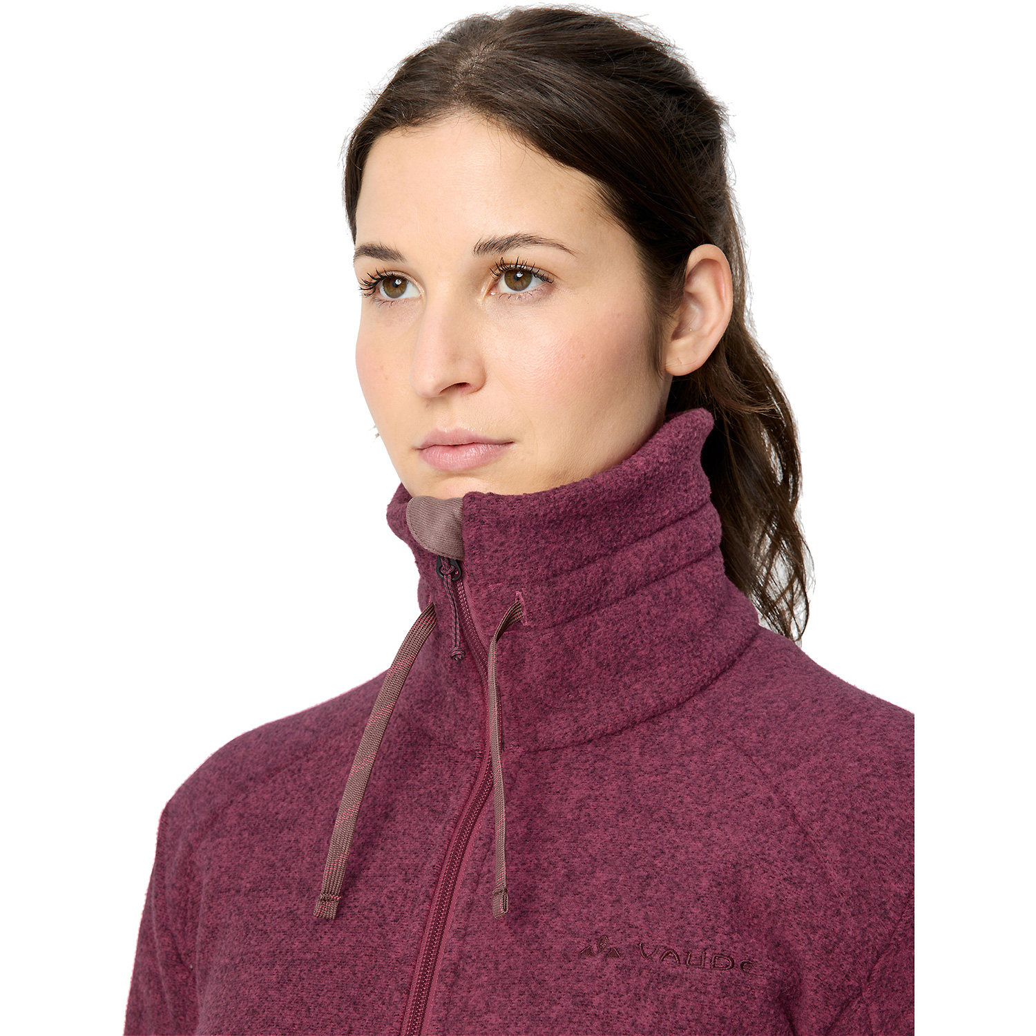 Damen Vaude Rauchblau Wo Skomer Winter Fleece Jacket 347 44 Unterjacke
