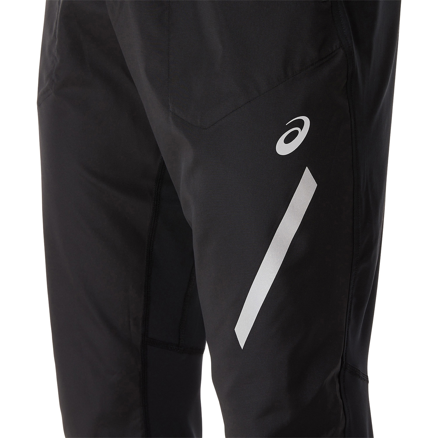 Herren Asics Schwarz LITE-SHOW PANT Hose
