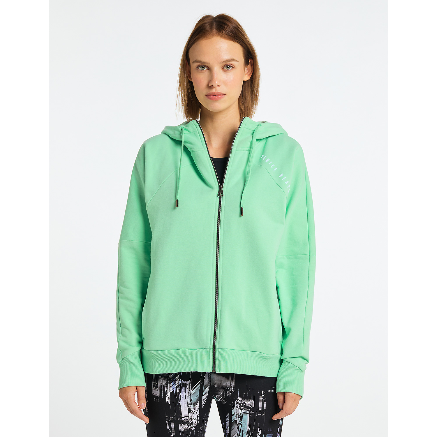 Damen Venice Beach Grün VB_Glinda 4021_BB01 Sweatjacke 862 XL Unterjacke