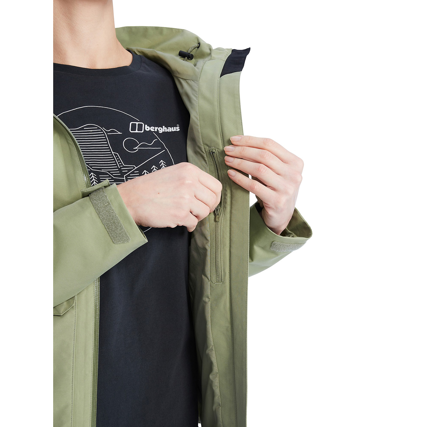 Damen Berghaus Grün
