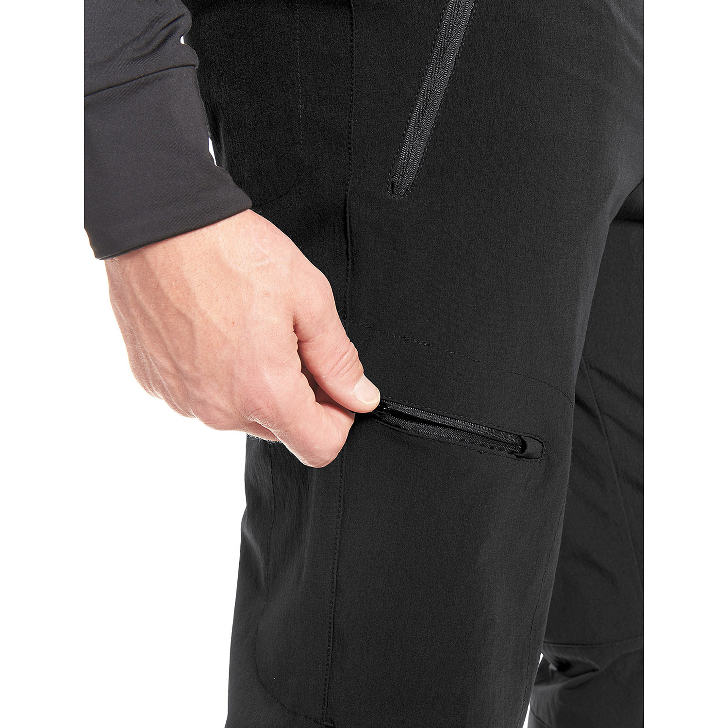Herren Maier Sports Schwarz Oberjoch He-Hose lining el. 900 62 Hose